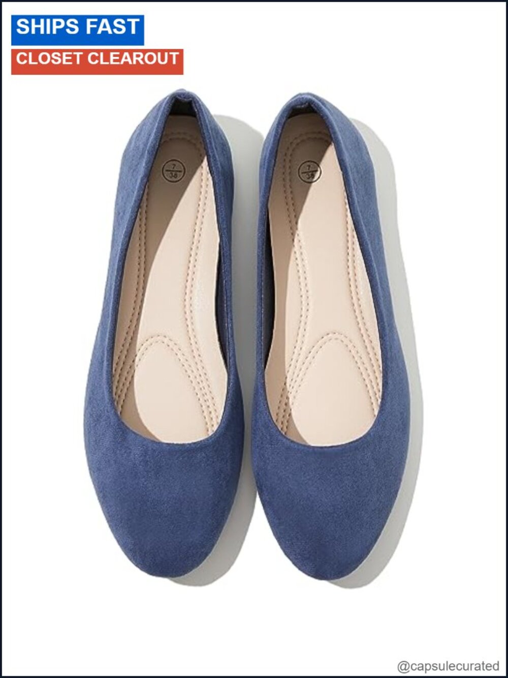 Women's Round Toe Ballet Flats Memory Foam Comfort Dressy Work Shoes